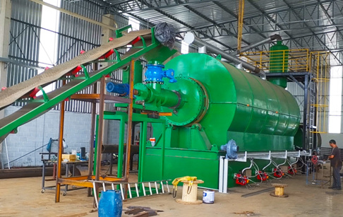 巴西3套15噸輪胎煉油環(huán)保設(shè)備相繼完成安裝