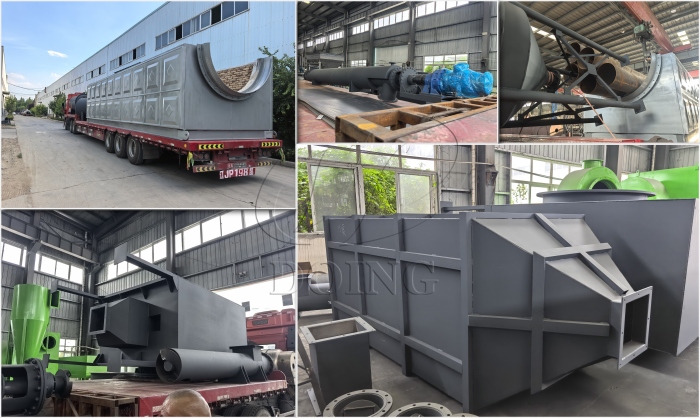 內(nèi)蒙古不銹鋼油泥煉油設(shè)備發(fā)貨現(xiàn)場(chǎng)